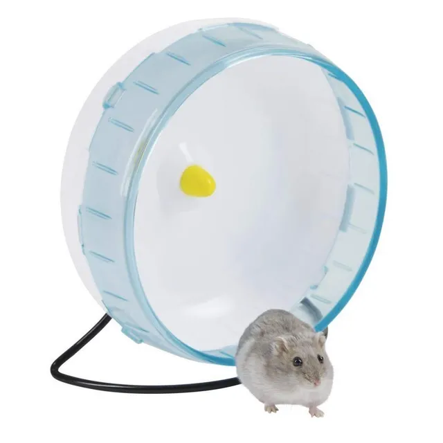 kerbl-pet-hamsterlaufrad-20-cm-kunststoff-wei-blau-freistehend-zum-einh-ngen image 1