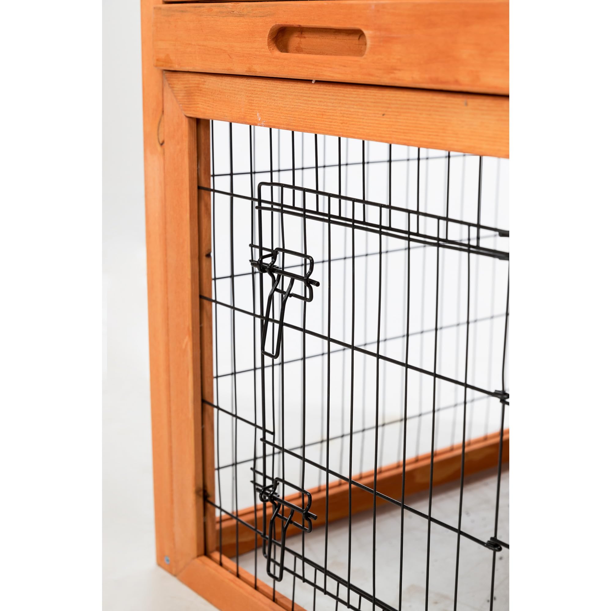 trixie-natura-kleintierstall-mit-freilaufgehege-116-x-97-x-63-cm-braun image 8
