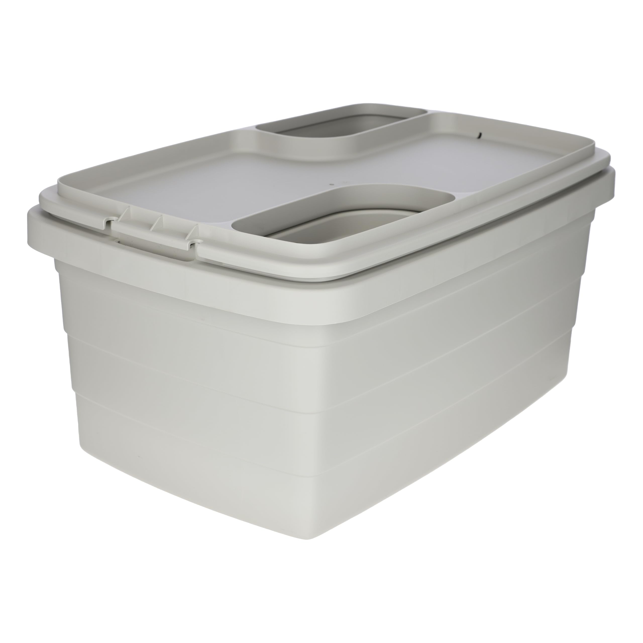 kerbl-pet-bunny-base-erdbau-58x38-5x28-5cm-kaninchenh-hle-aus-kunststoff-in-grau image 1