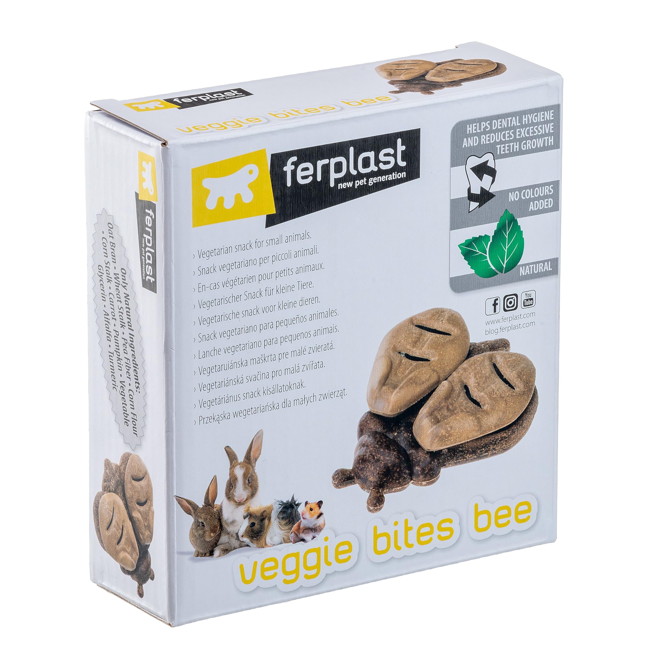 ferplast-nat-rlicher-nager-snack-bienenform-f-r-hamster-meerschweinchen-und-kani image 5