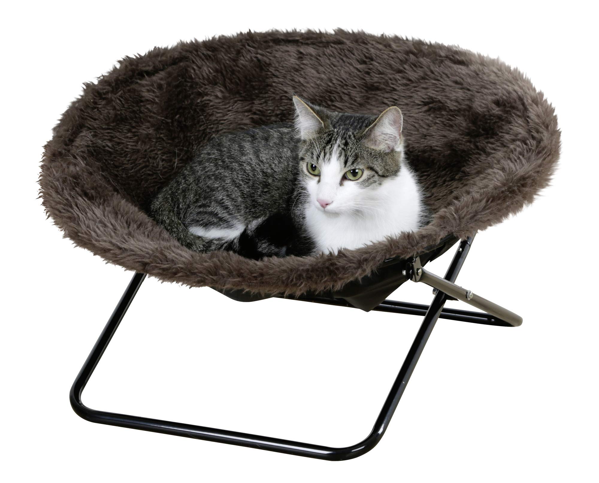 kerbl-pet-liegemulde-sharon-katzenliege-braun-50-cm-h-40-cm image 2