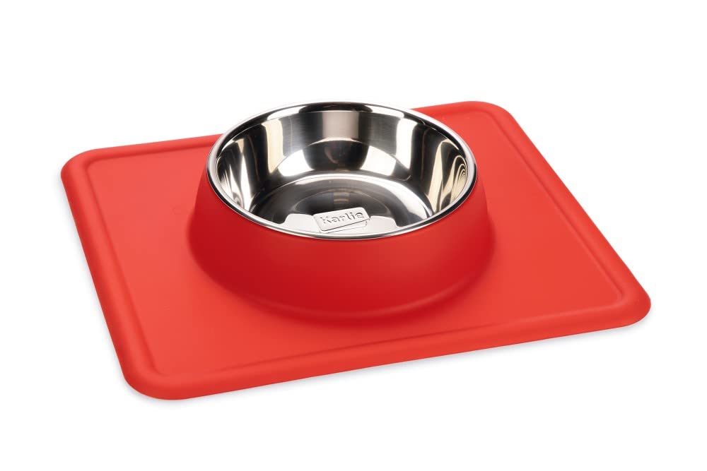 karlie-dex-silikon-inox-napf-350-ml-schwarz-edelstahlnapf-mit-silikonrand image 4