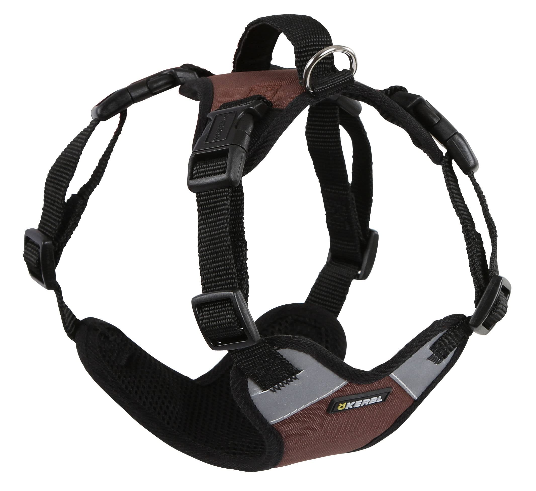 kerbl-pet-hundegeschirr-pulsive-schwarz-36-50-cm-46-60-cm image 4
