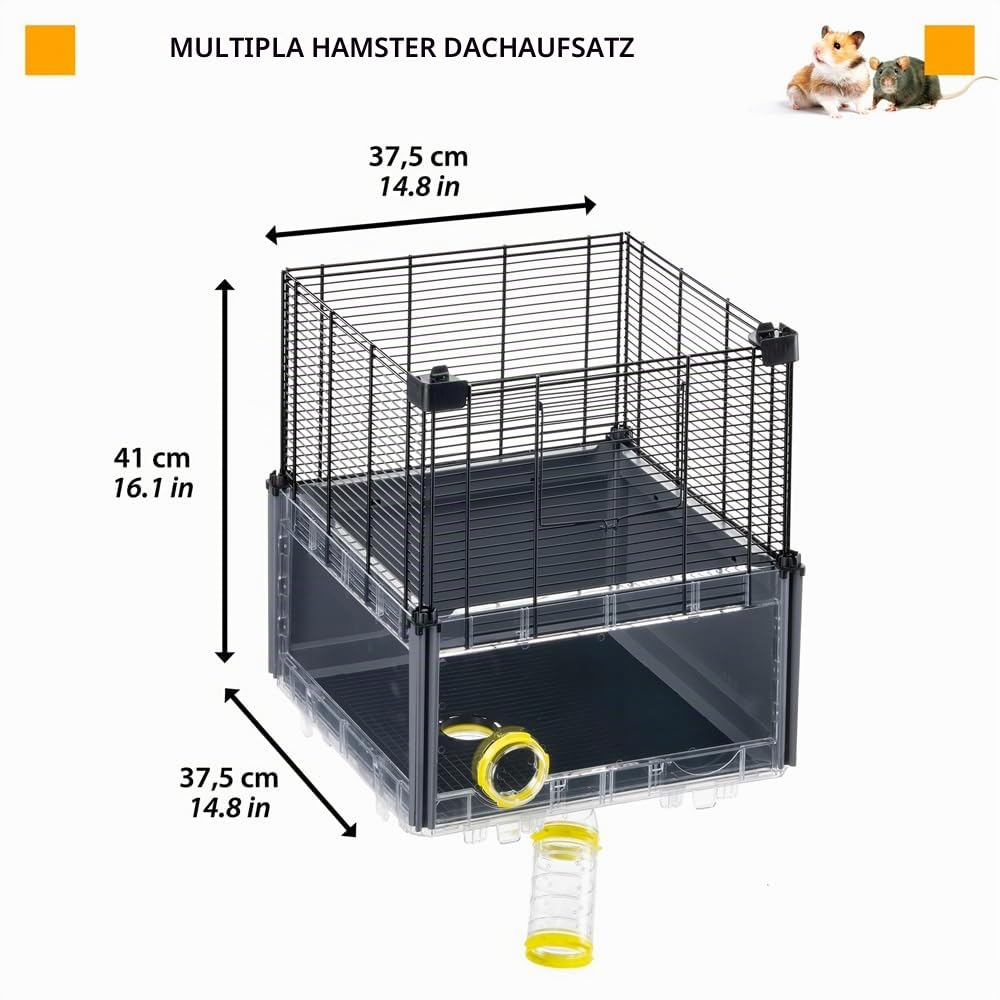 ferplast-multipla-hamster-roof-erweiterung-dach-f-r-hamsterk-fig-metall-recyclin image 2