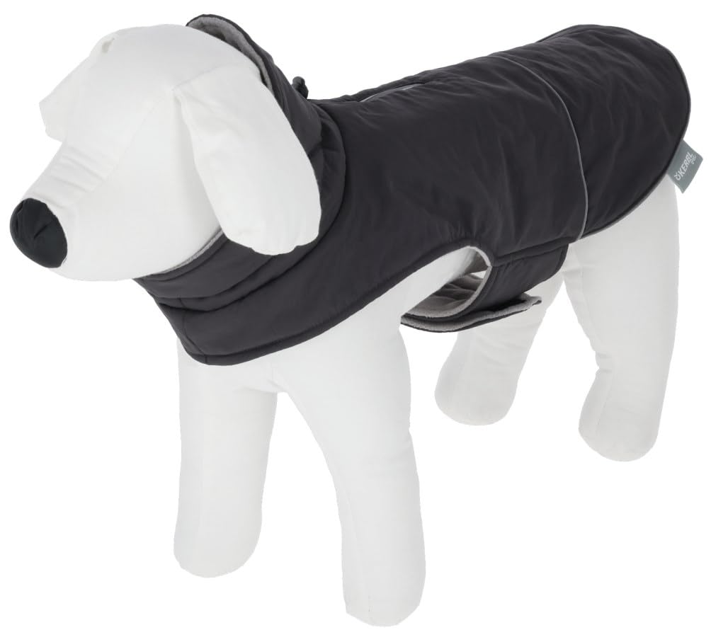 kerbl-pet-hundemantel-montreal-grau-xs-30-cm-wind-und-wasserabweisende-hundejack image 4