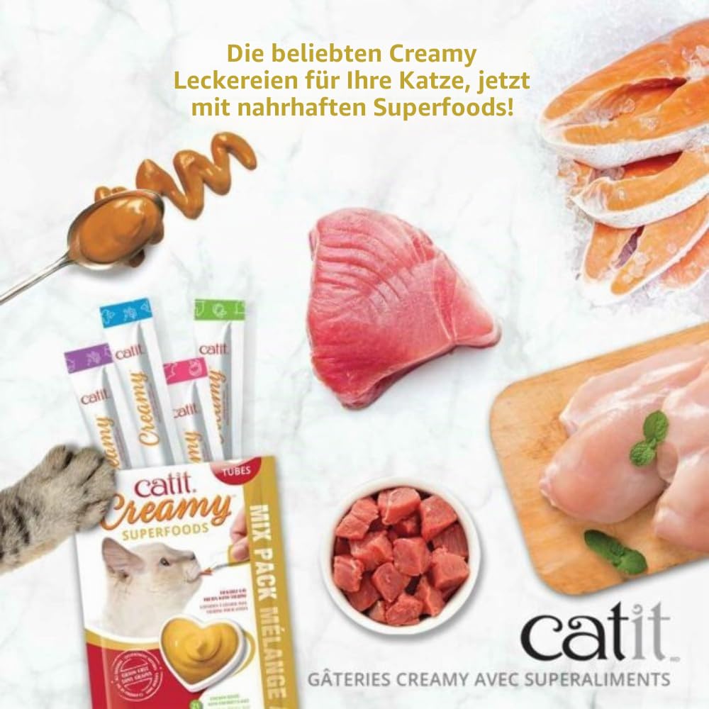 catit-creamy-superfood-leckpaste-multipack-8-x-10-g-huhn-lamm-lachs-thunfisch image 3