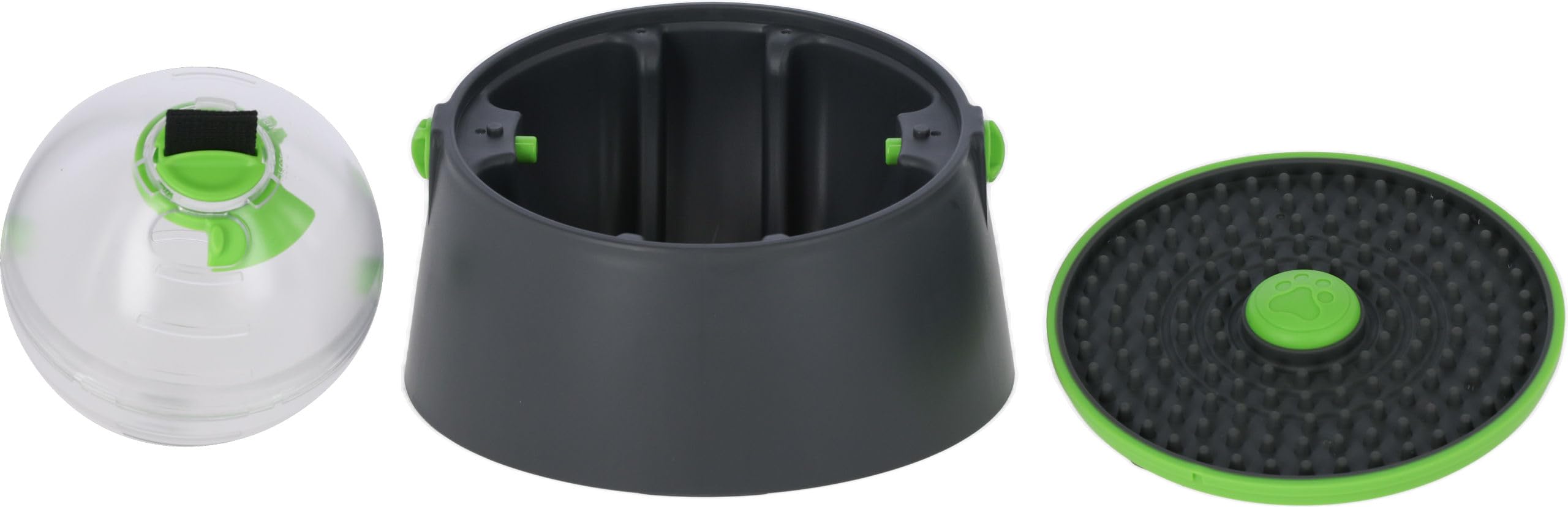 kerbl-pet-multifeeder-3in1-snackball-futterbar-leckteller-anti-schling-napf-hund image 1