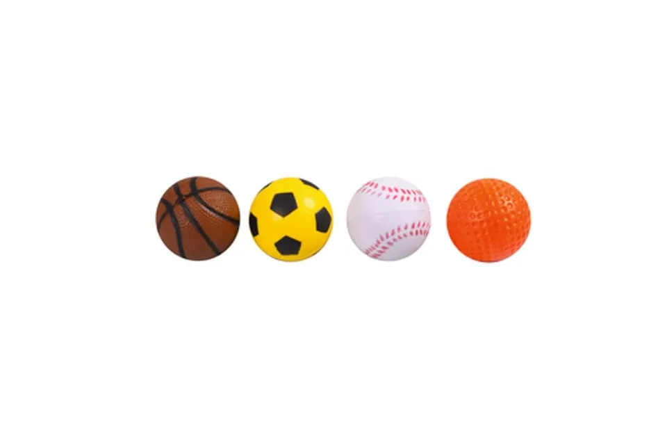 karlie-schwammball-4cm-4er-set-katzenspielzeug image 1