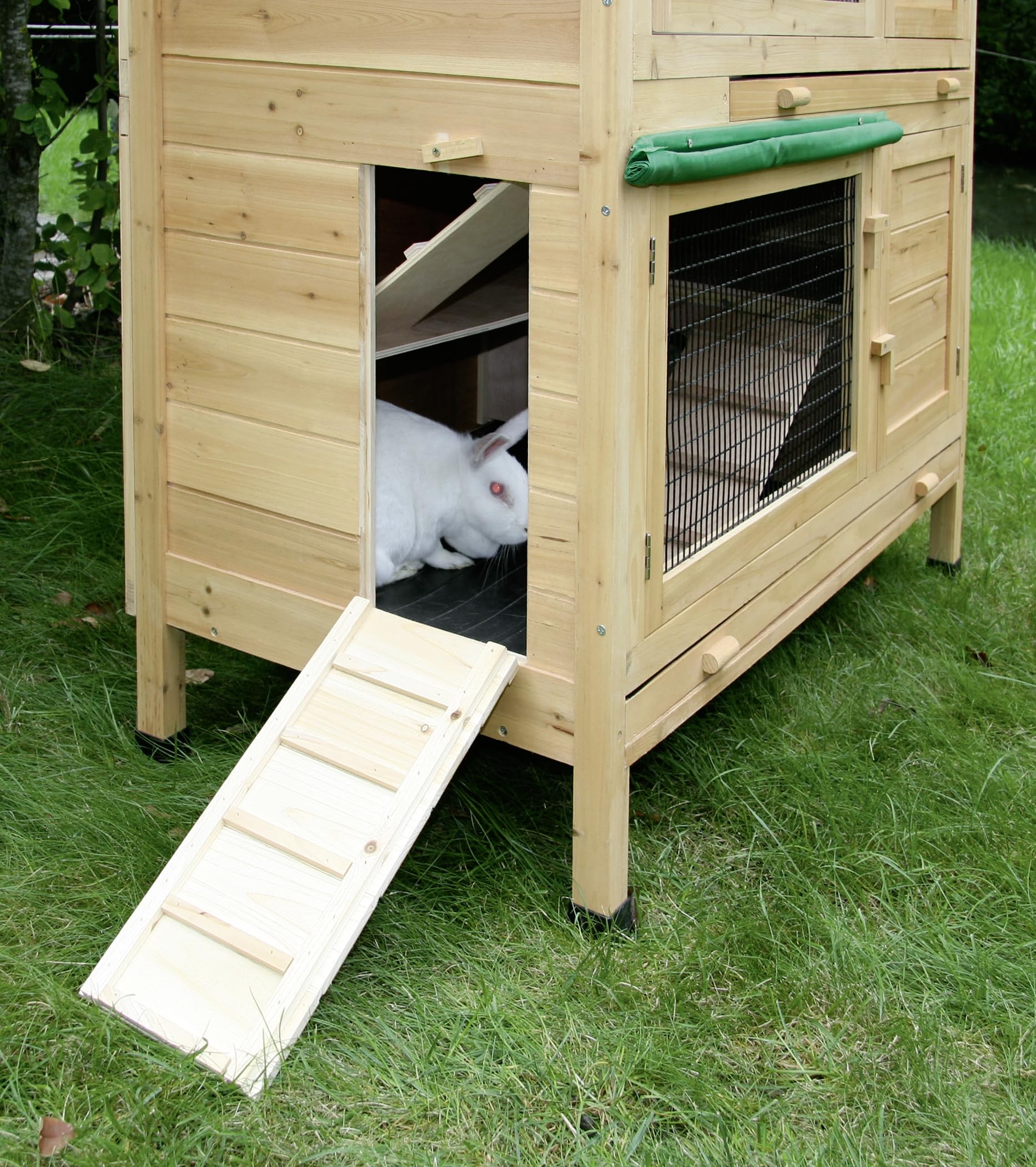 kerbl-pet-nagerhaus-appartement-118x61x130-cm-holz-2-etagen-mit-wanne image 4
