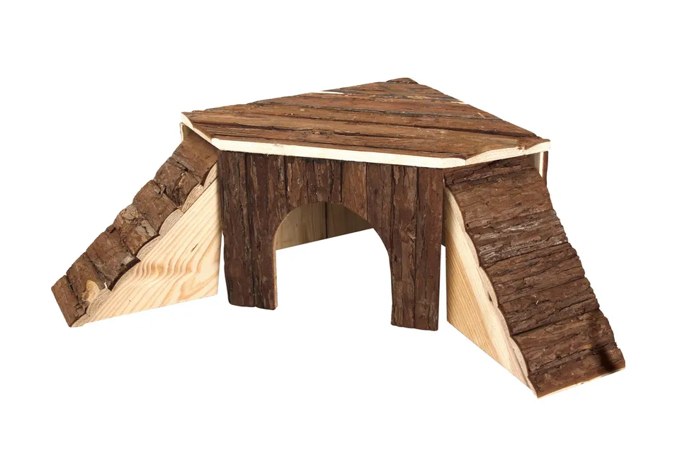 karlie-wonderland-naturholzhaus-sunny-mit-leiter-35-x-35-x-16-cm-f-r-nager image 1