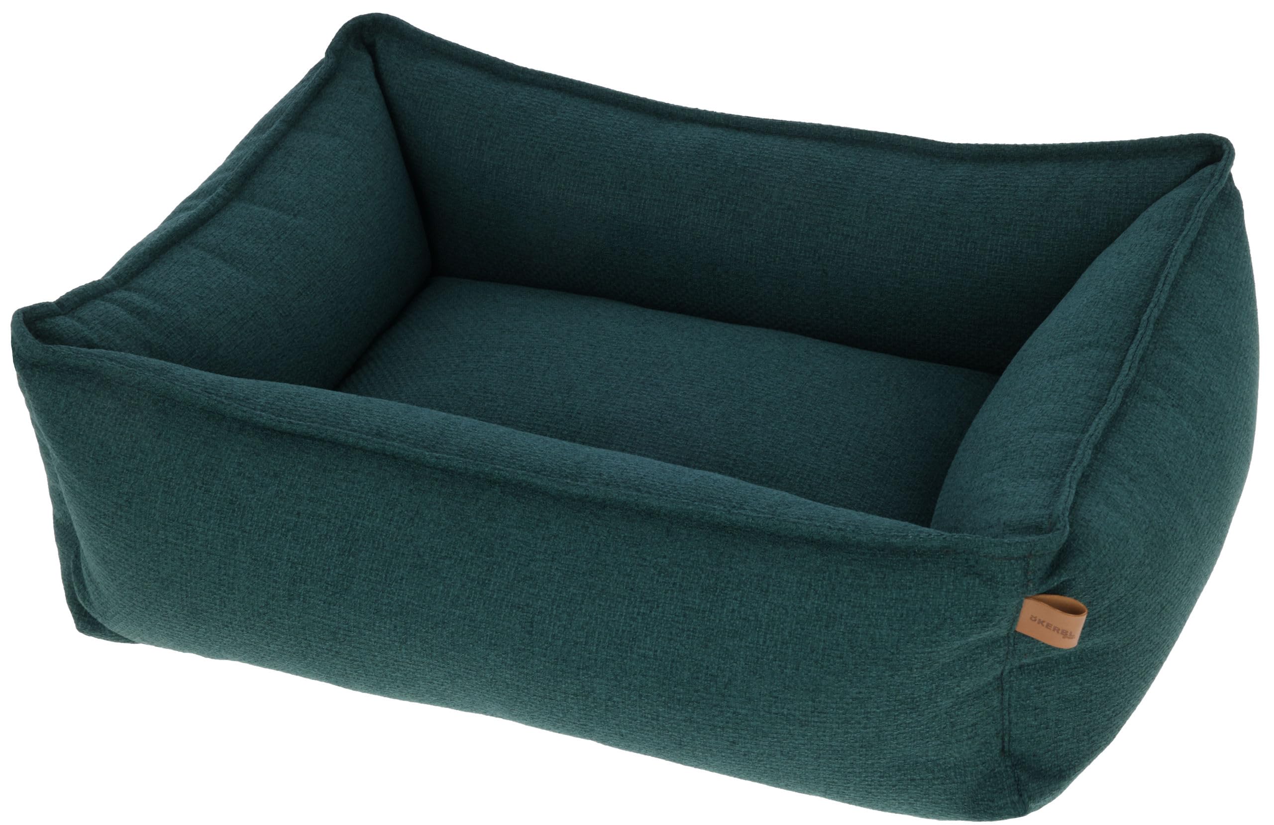 kerbl-pet-kuschelbett-oliver-english-green-70x60x24cm-hundebett image 1
