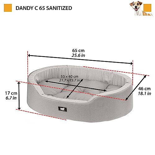 ferplast-hundebett-baumwolle-mit-sanitized-antibakteriellem-schutz-grau-65-x-46- image 8