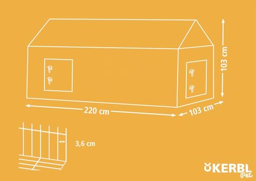 kerbl-pet-freilaufgehege-verzinkt-mit-sonnenschutz-220x103x103-cm image 7