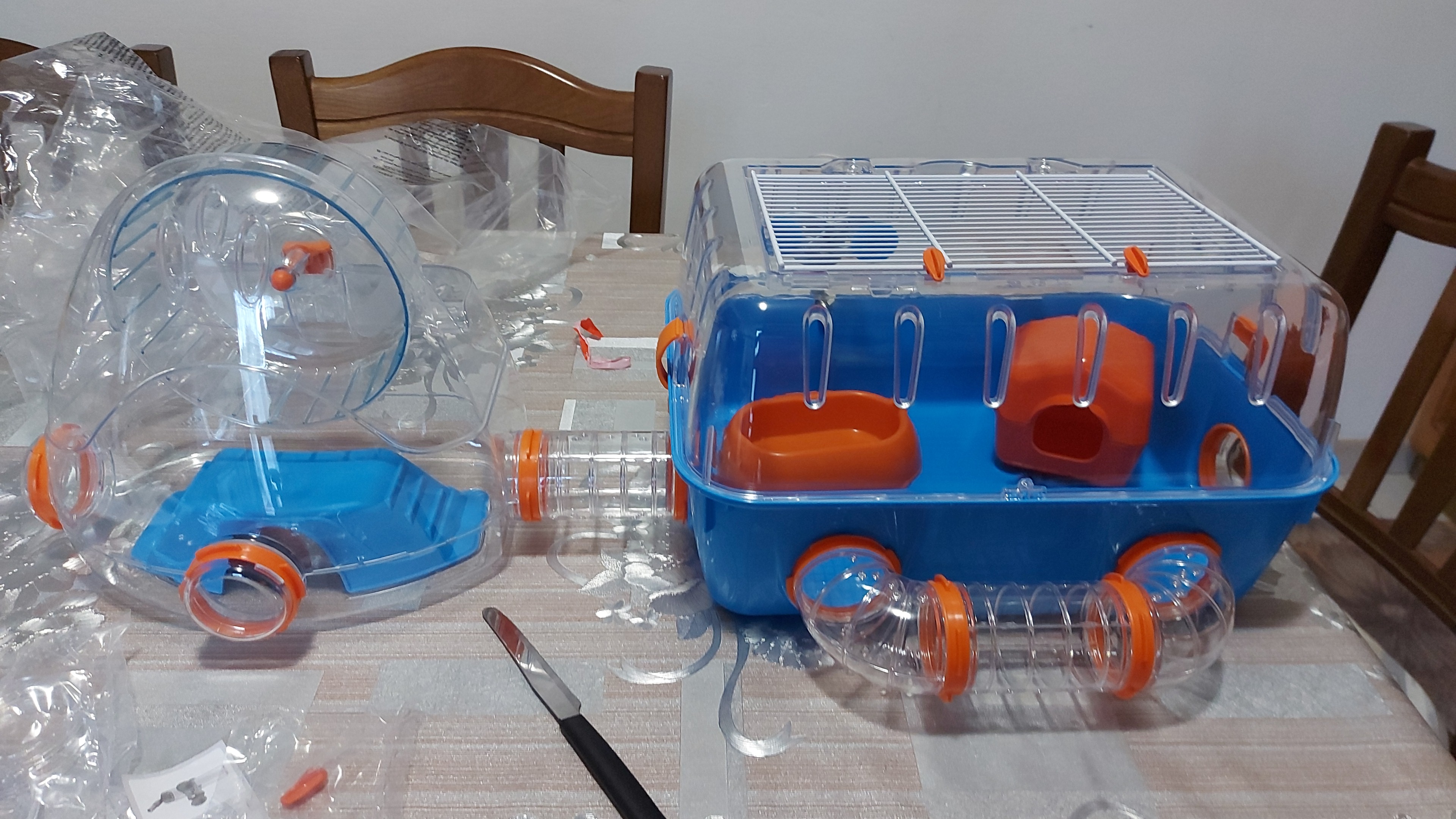 Röhren zu eng für dicken Hamster