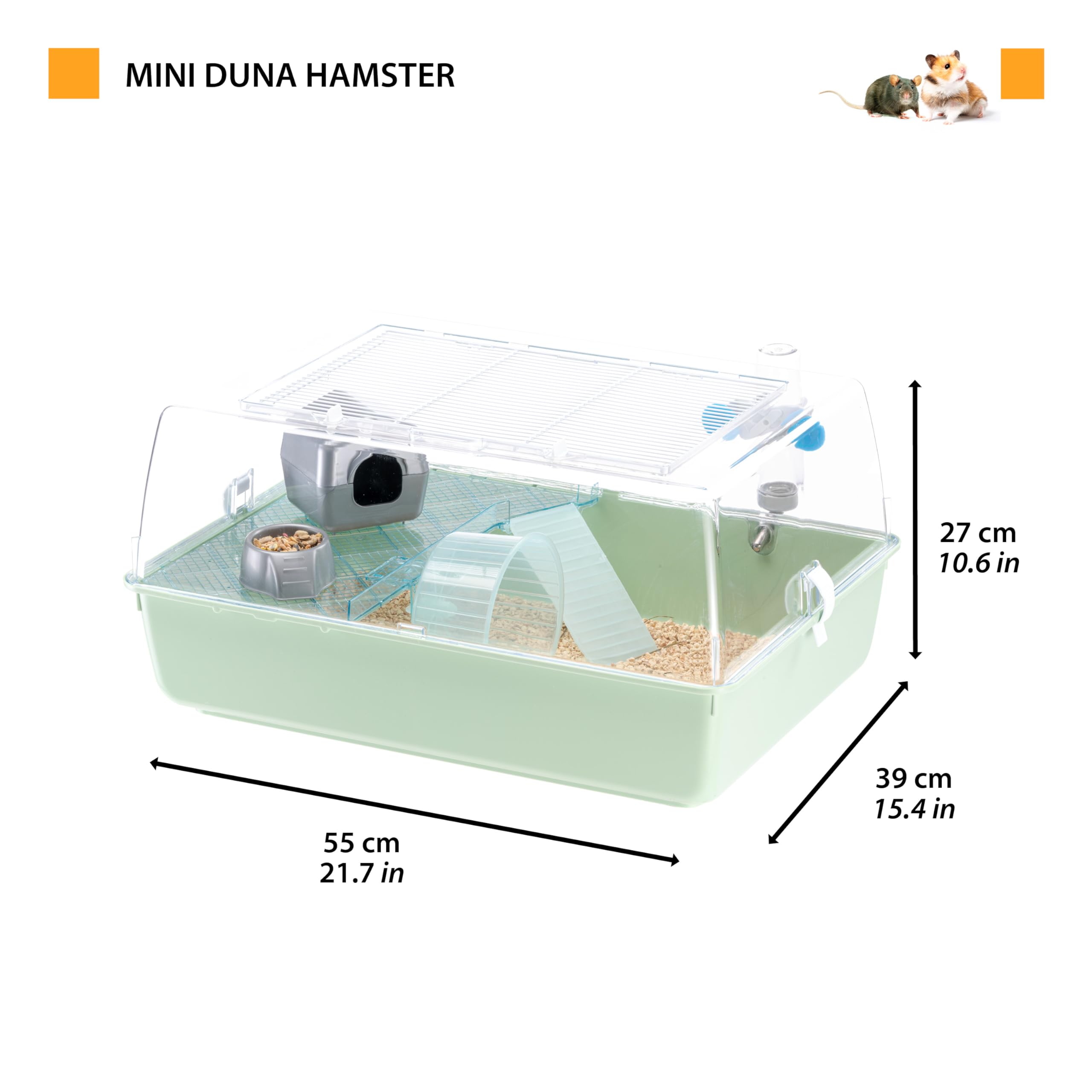 ferplast-mini-duna-hamsterk-fig-zweist-ckig-55-x-39-x-h-27-cm-mit-zubeh-r image 3