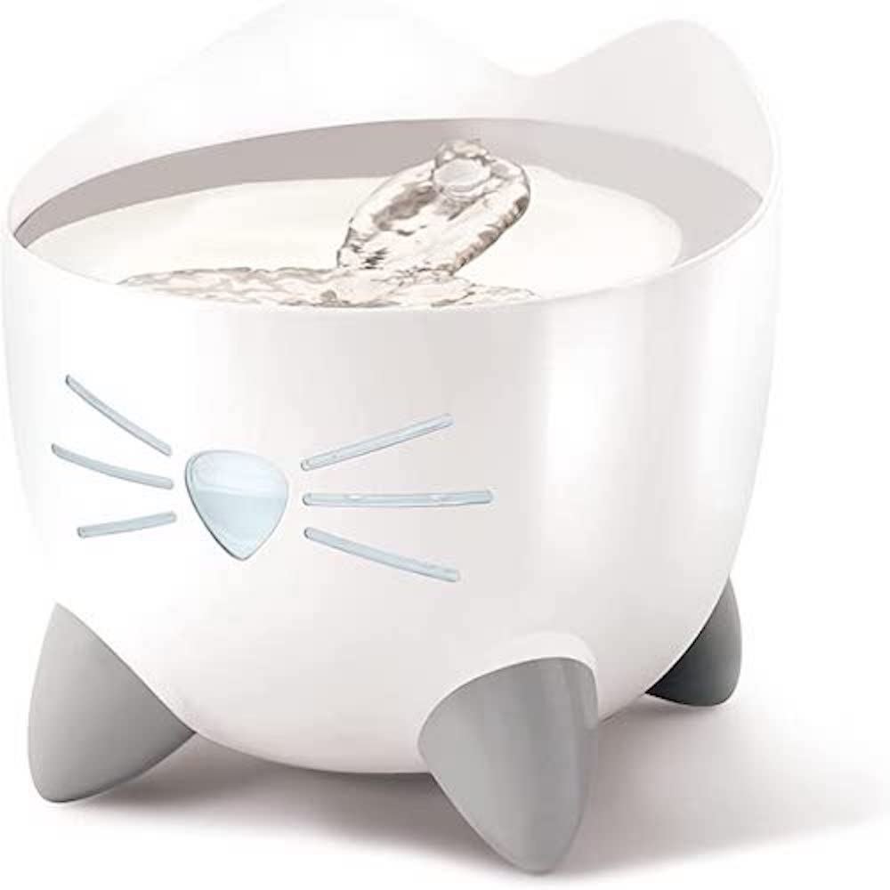 catit-pixi-cat-wasserfont-ne-mit-edelstahldeckel-trinkbrunnen image 1