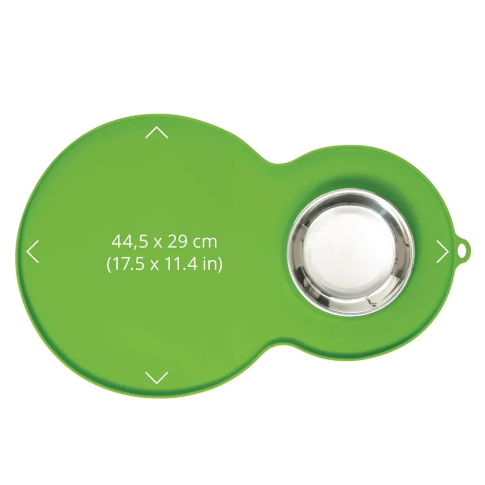 catit-silikonmatte-erdnussform-unterlage-f-r-trinkbrunnen-46-x-29-cm-gr-n image 1