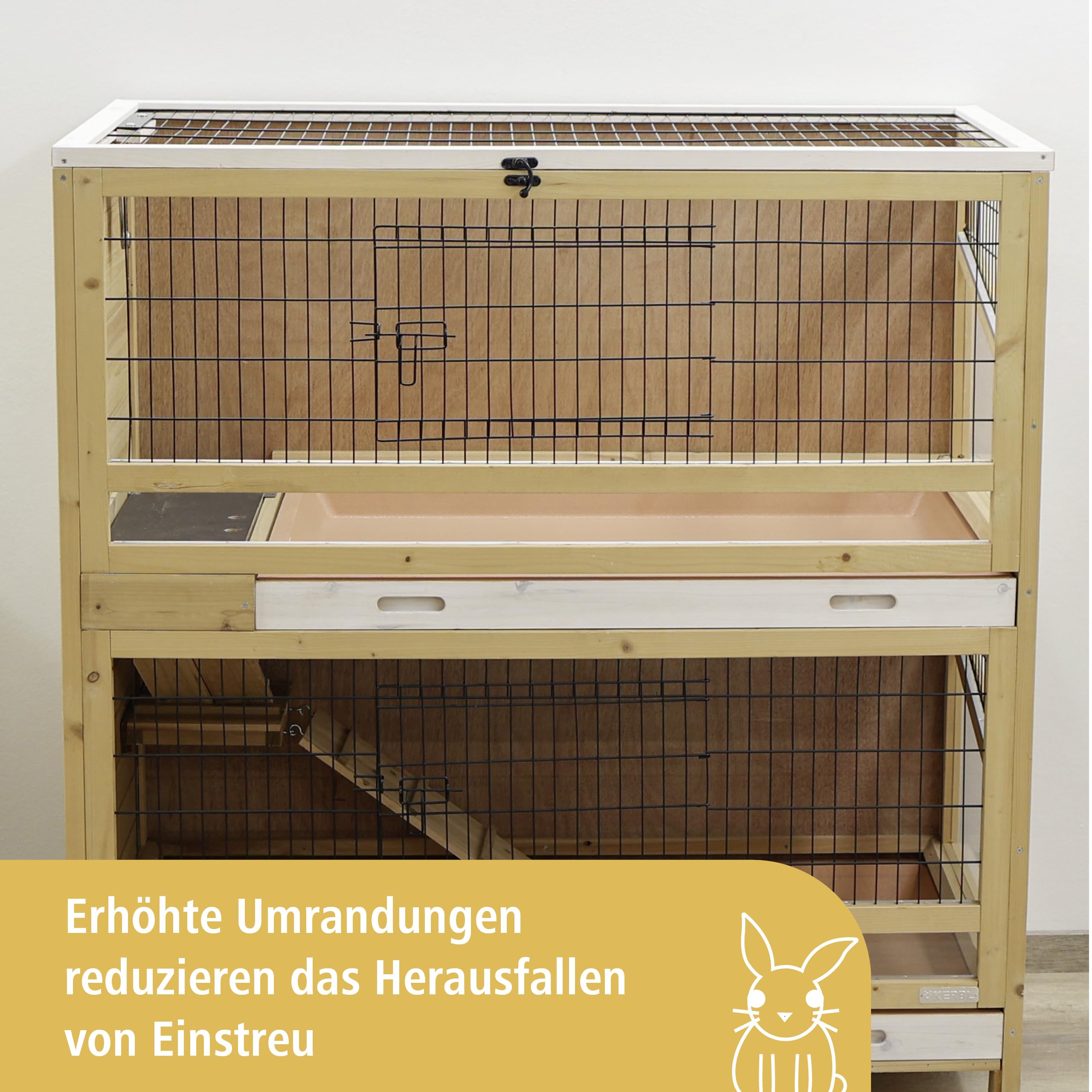 kerbl-indoor-deluxe-kleintierk-fig-115x60x118-cm-holz-2-etagen image 7