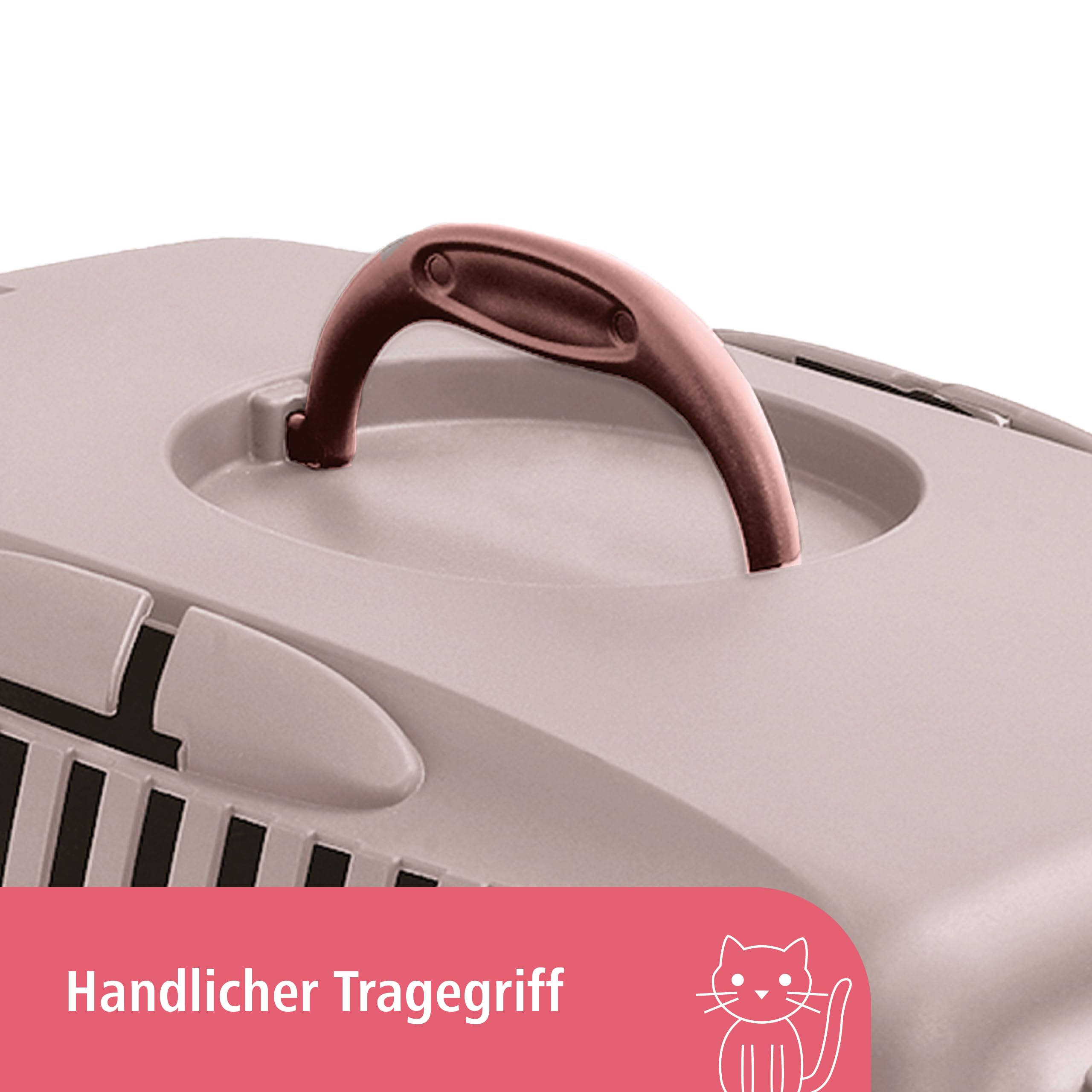 kerbl-stefanplast-gulliver-1-transportbox-48-x-32-x-31-cm-pink-braun image 3