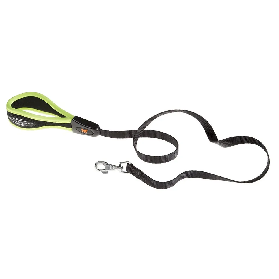 ferplast-ergofluo-hundeleine-nylon-gelb-120-cm-x-1-5-cm-f-r-kleine-hunde image 1