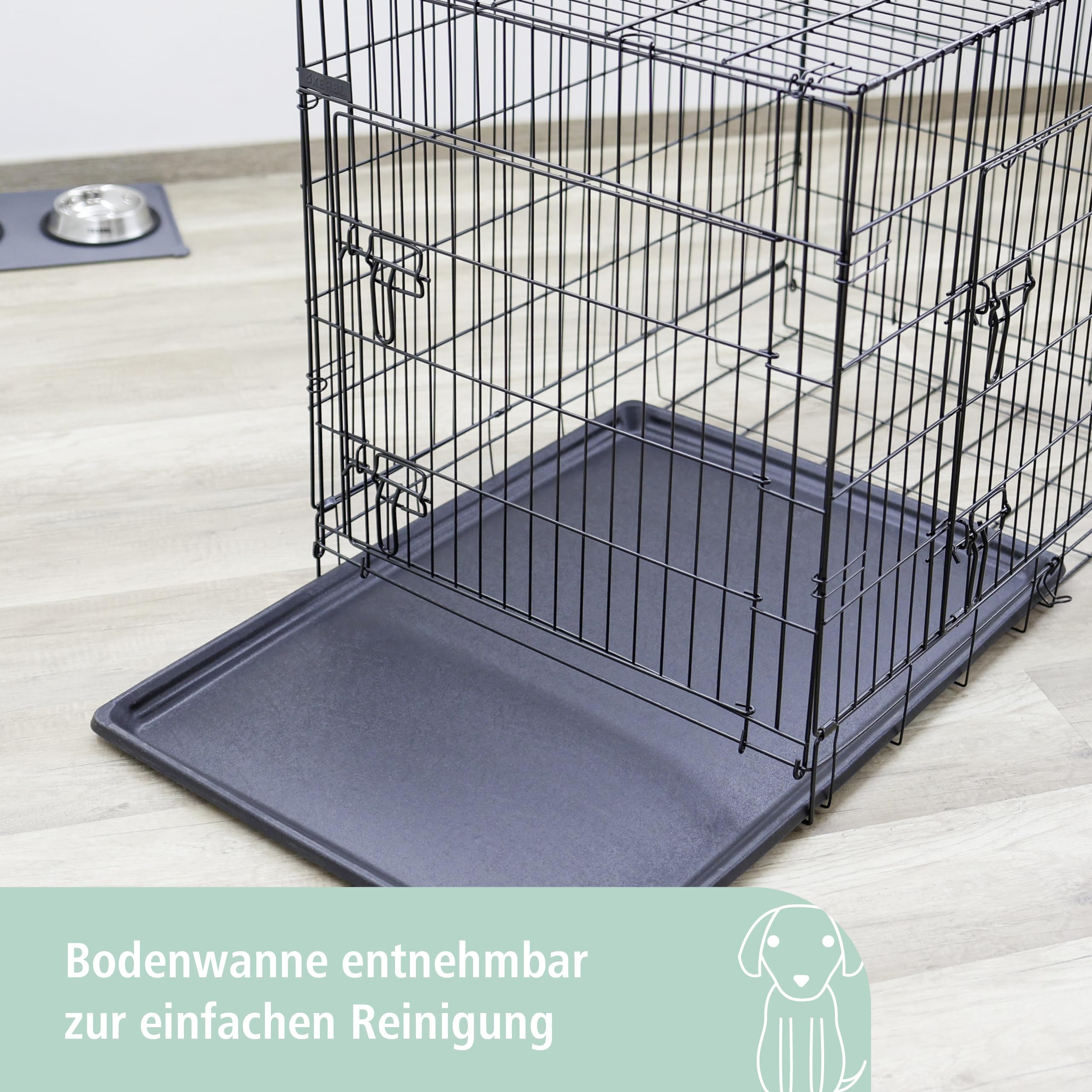 kerbl-pet-gittertransportbox-hund-2-t-rig-schwarz-76x54x64-cm image 3