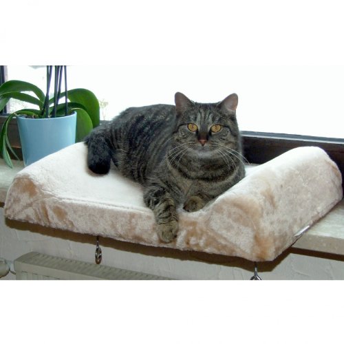 kerbl-fensterliegebrett-f-r-katzen-holz-beige-55-x-35-cm-mit-pl-schbezug image 5