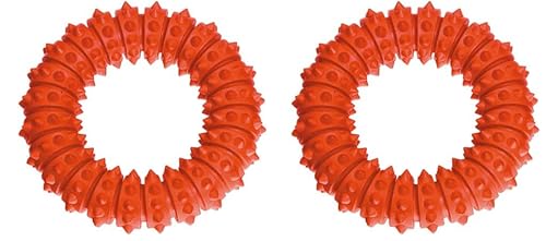 karlie-ruffus-vollgummi-aqua-ring-hundespielzeug-12-cm-orange-mit-vanille-aroma image 7