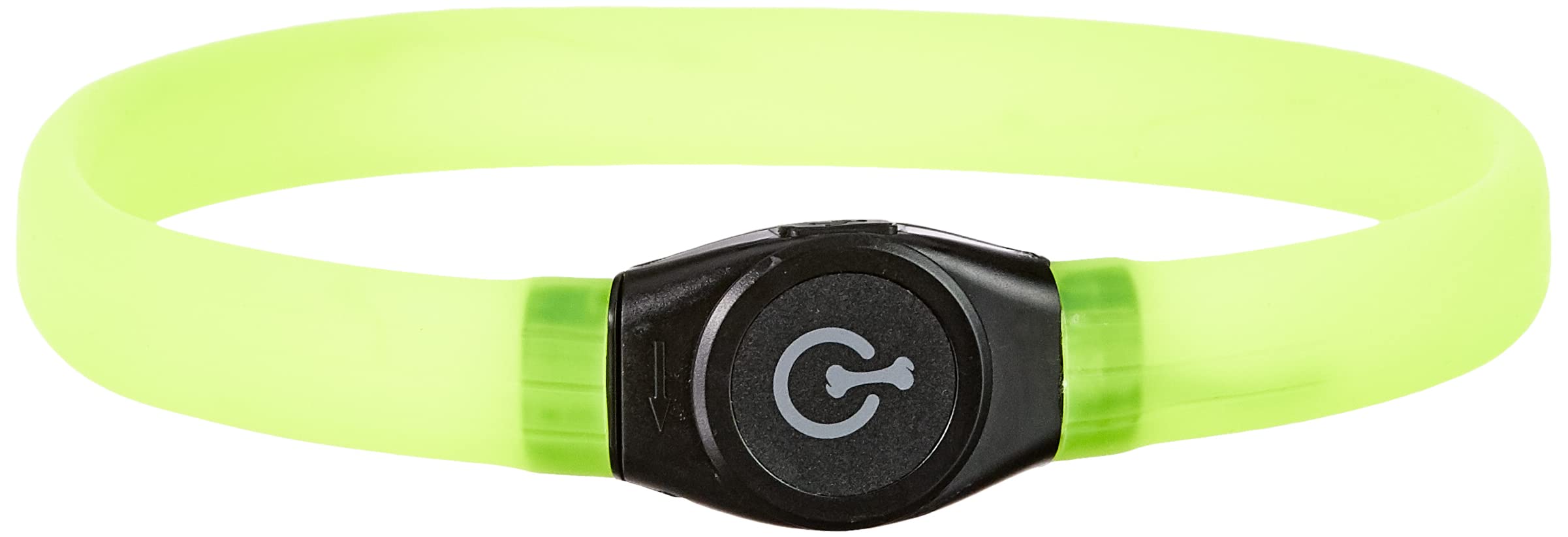kerbl-pet-maxi-safe-led-halsband-langhaar-gr-n-65-x-2-5-cm image 1