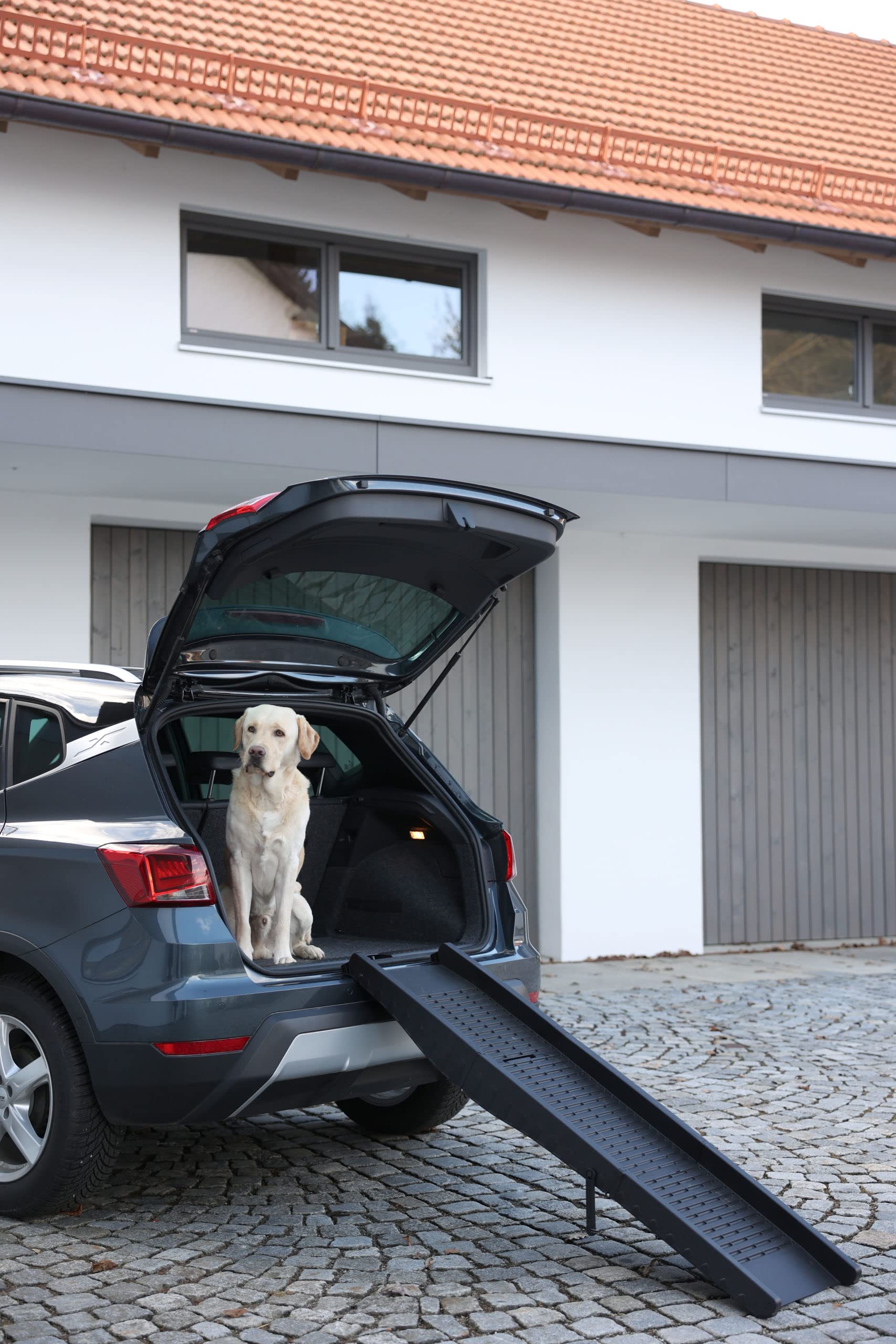 kerbl-pet-hunderampe-152-x-41-cm-schwarz-bis-75-kg-3-fach-faltbar image 5