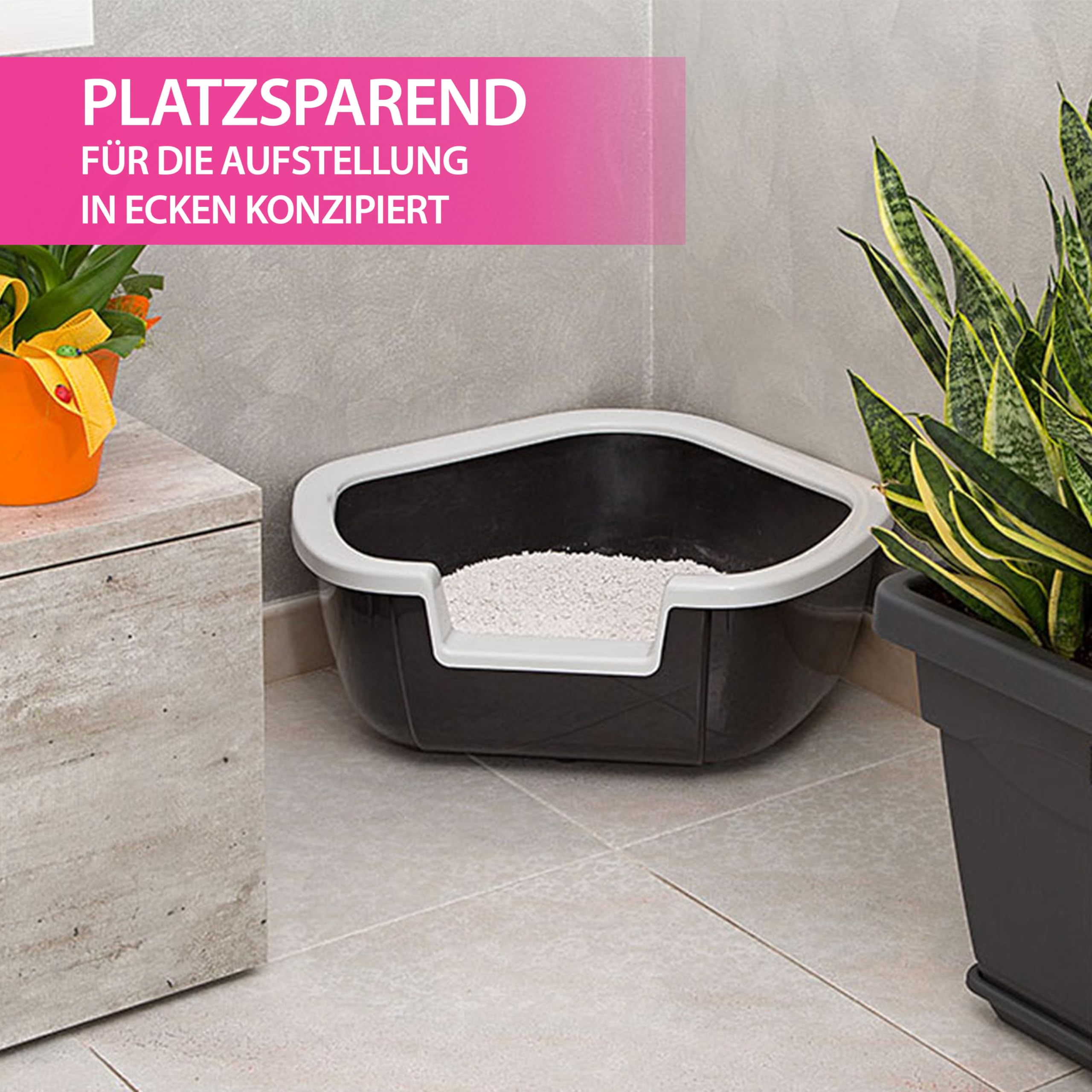 ferplast-dama-eck-katzentoilette-offen-57-5-x-51-5-x-h-22-cm-schwarz image 6
