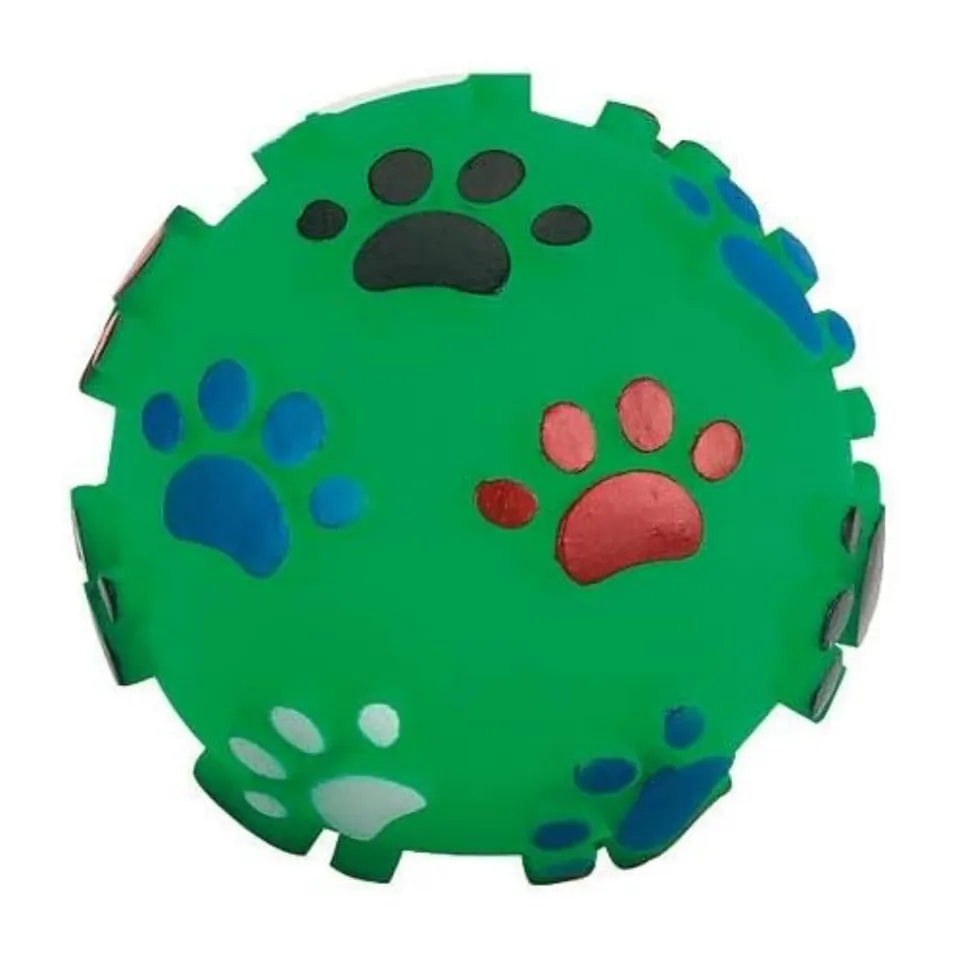 kerbl-pet-vinyl-pfotenball-hundespielzeug-7-cm-mit-squeaker image 1