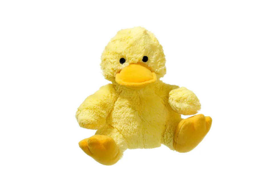 karlie-pl-sch-ente-gaggi-19-x-23-cm-gelb-mit-squeaker-f-r-hunde image 1