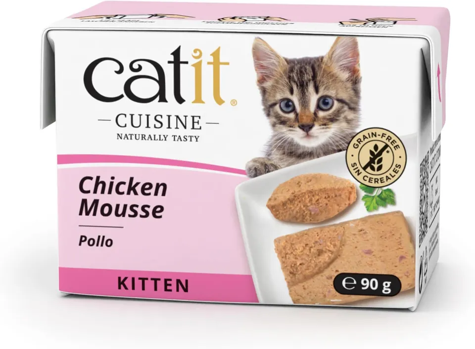 catit-cuisine-kitten-mousse-huhn-90-g-5er-pack-getreidefrei image 1