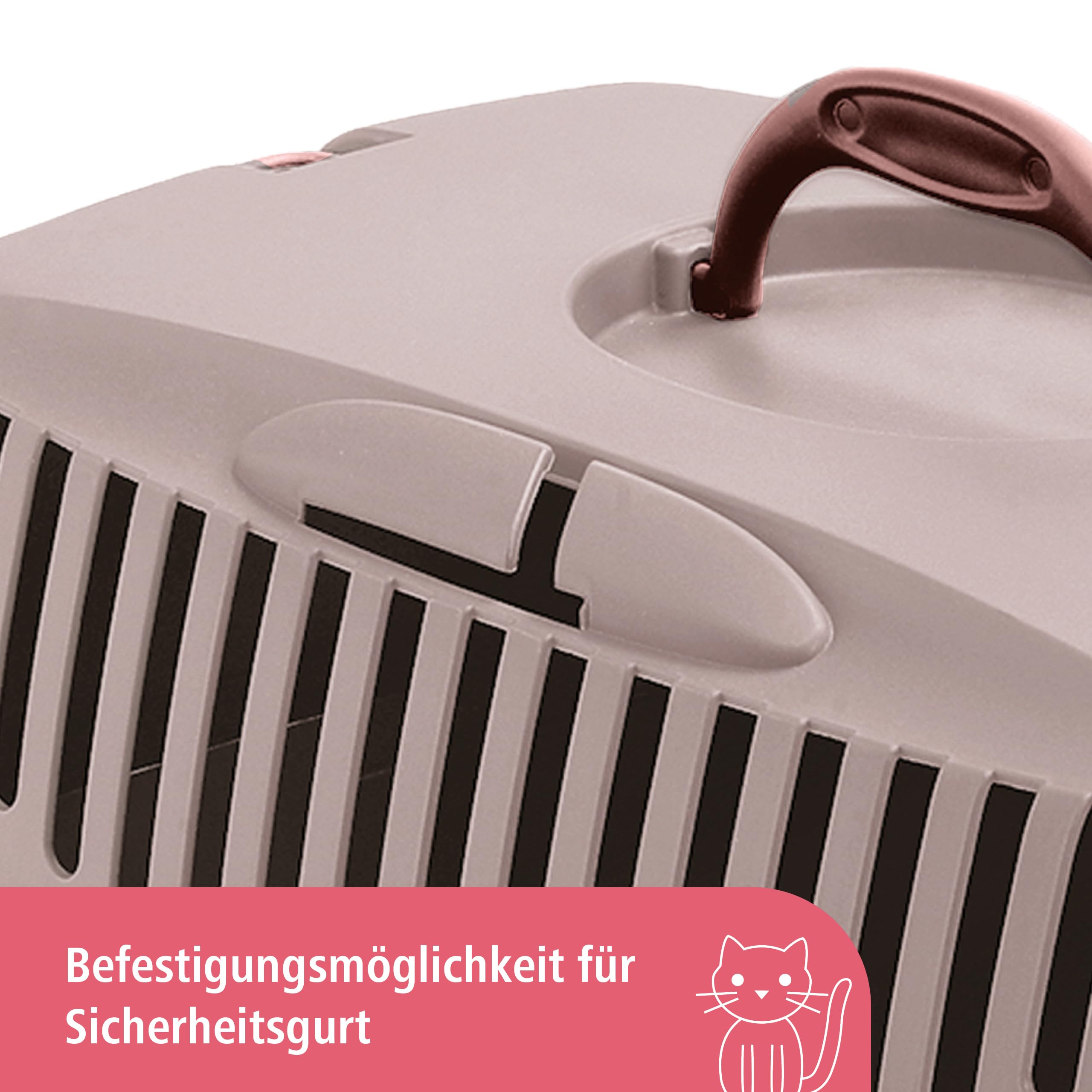 kerbl-stefanplast-gulliver-1-transportbox-48-x-32-x-31-cm-pink-braun image 5