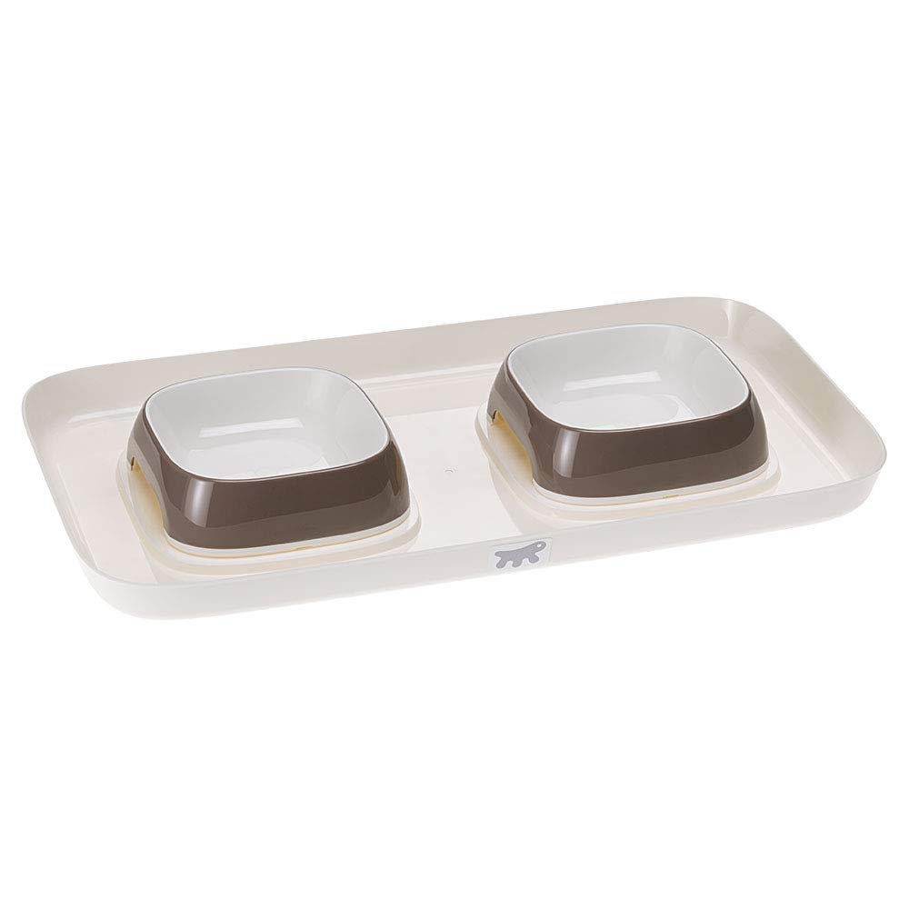 ferplast-glam-tray-futternapf-400-ml-grau-40x23x4-5-cm image 1