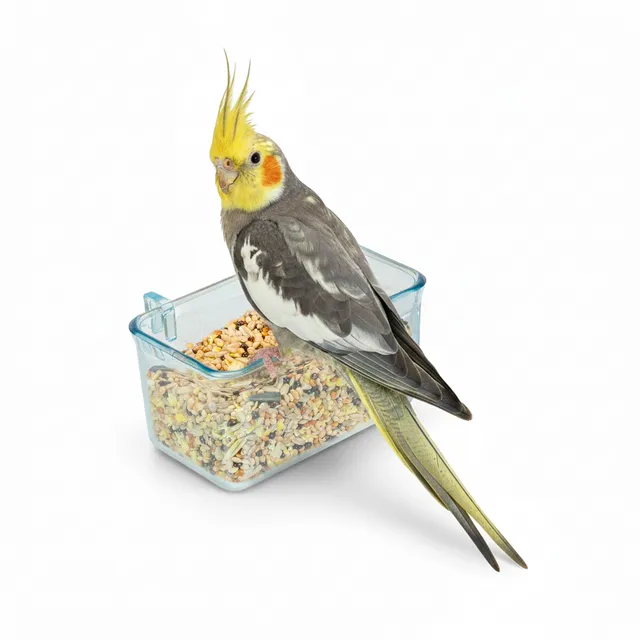 ferplast-fpi-4510-sittich-futterspender-transparent-10-3-x-6-8-x-5-1-cm image 1