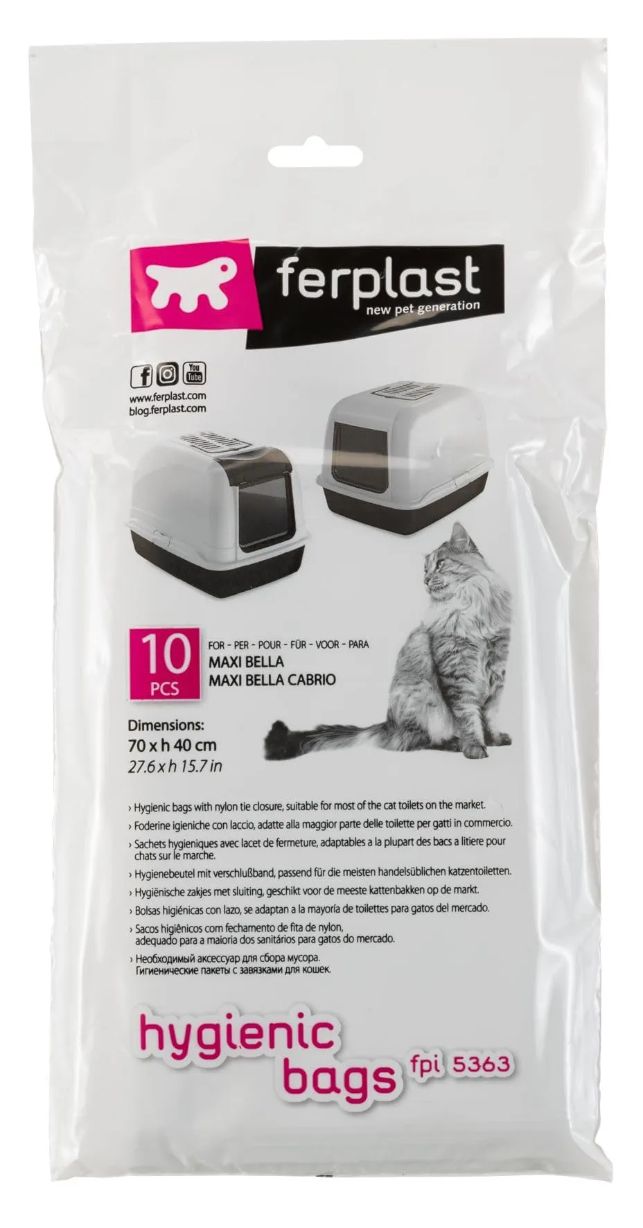 ferplast-fpi-5363-hygienebeutel-f-r-katzentoilette-maxi-bella-4-st-ck image 1