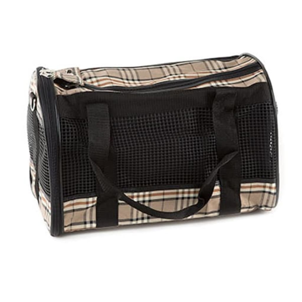 karlie-tragetasche-english-style-klein-40-x-26-x-26-cm-transporttasche-mit-netzb image 1