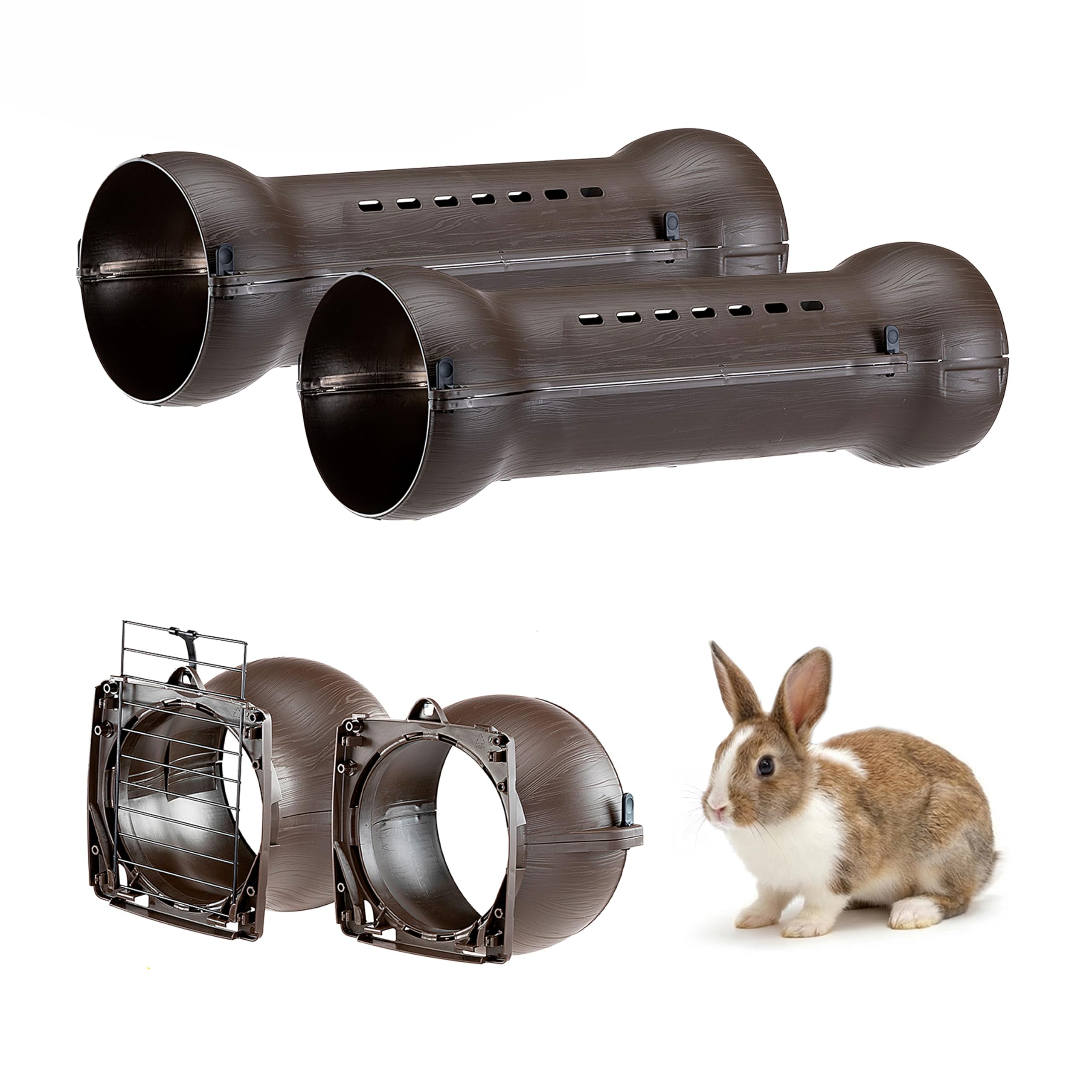 ferplast-metr-kit-modulares-tunnel-set-f-r-kaninchen-und-meerschweinchen image 1