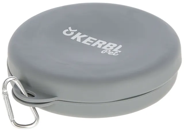 kerbl-pet-faltbarer-reisenapf-grau-2-x-300-ml image 1