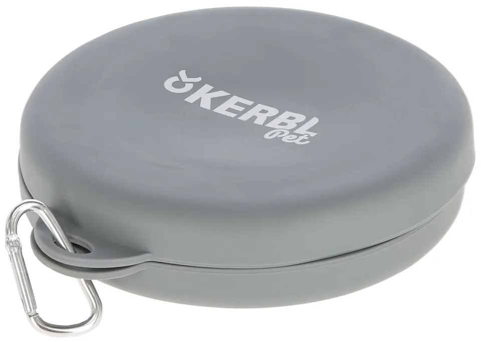 kerbl-pet-faltbarer-reisenapf-grau-2-x-300-ml image 1