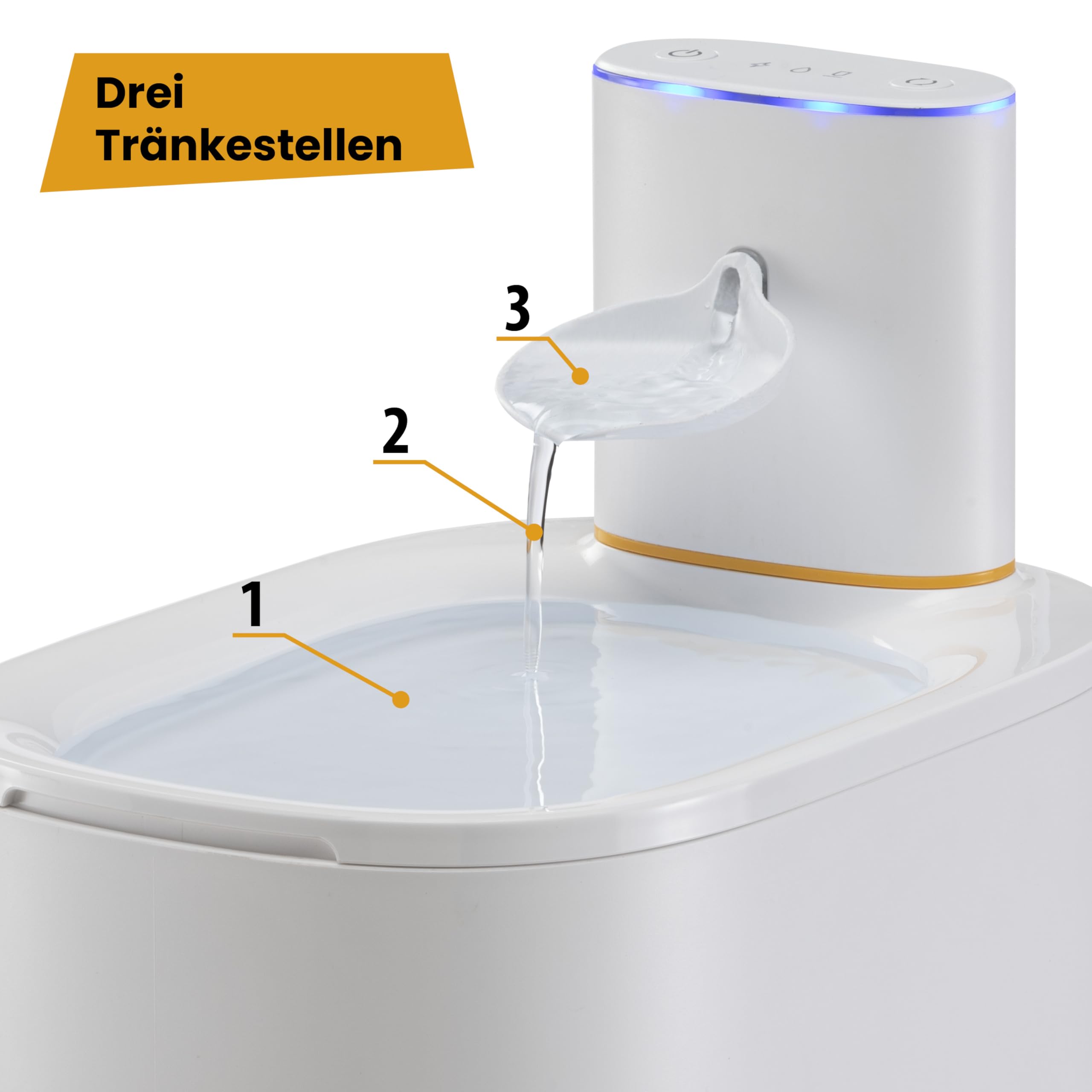 ferplast-astra-kabelloser-katzenbrunnen-3-l-trinkbrunnen-mit-bewegungssensor-3-s image 3