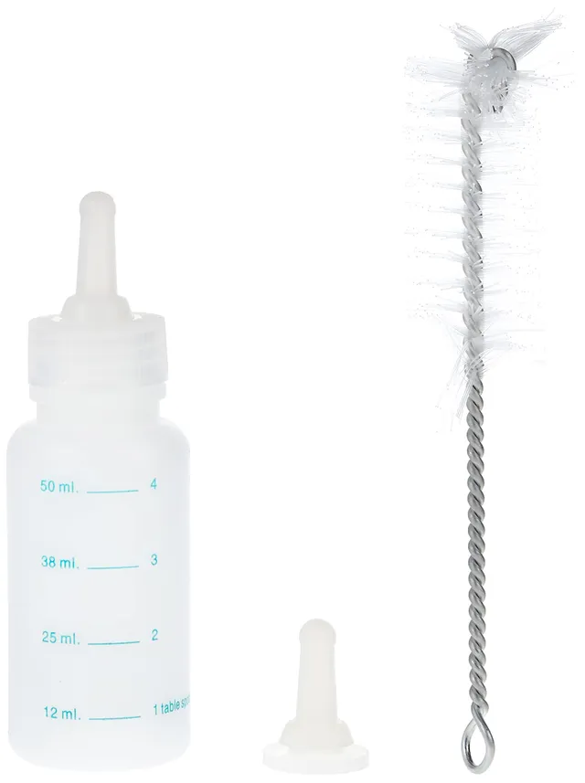ferplast-trinkflasche-f-r-kleintiere-50-ml-schwarz-3-5-x-11-cm image 1