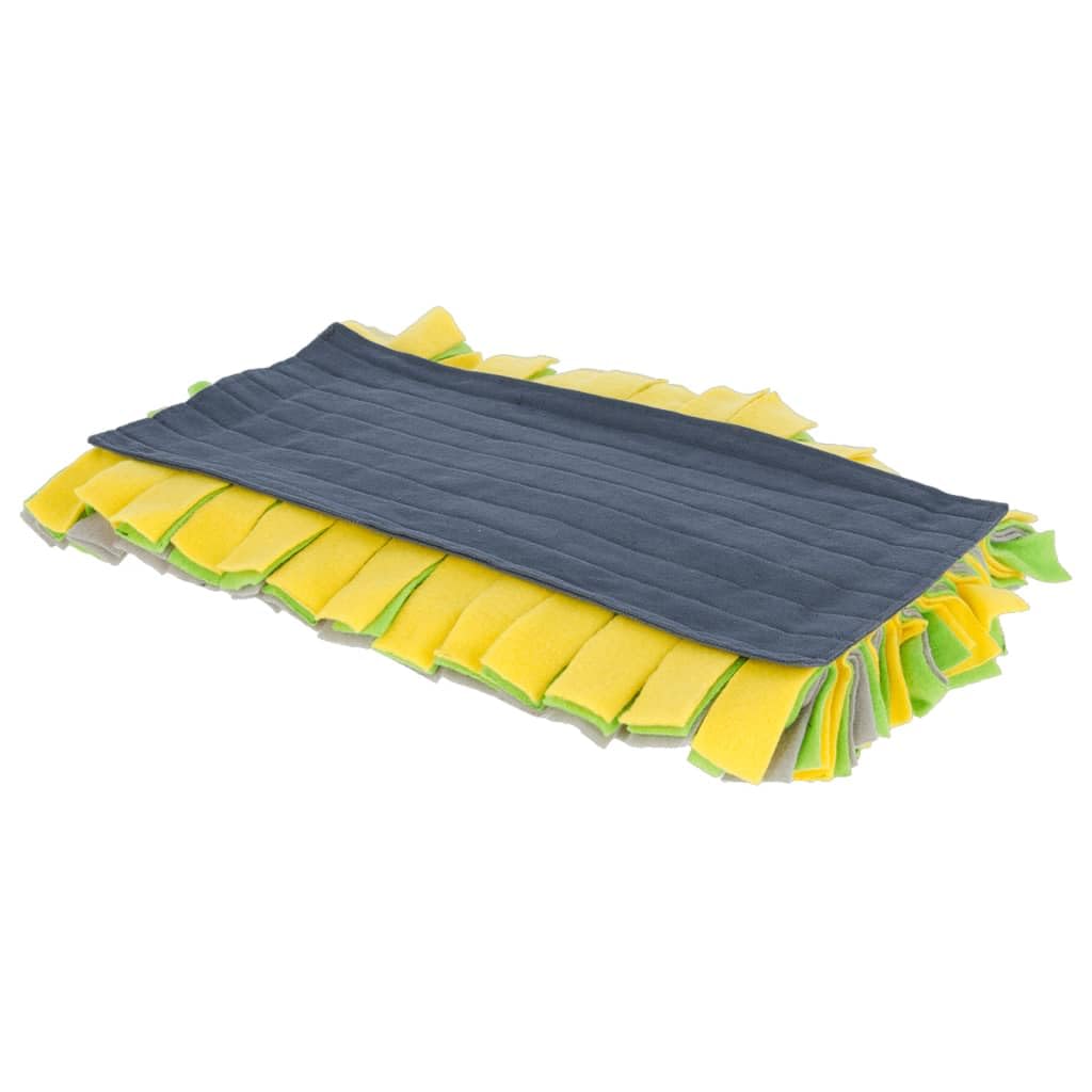 kerbl-pet-schn-ffelteppich-f-r-hunde-50-x-30-cm-gelb-gr-n-grau-polyester image 4