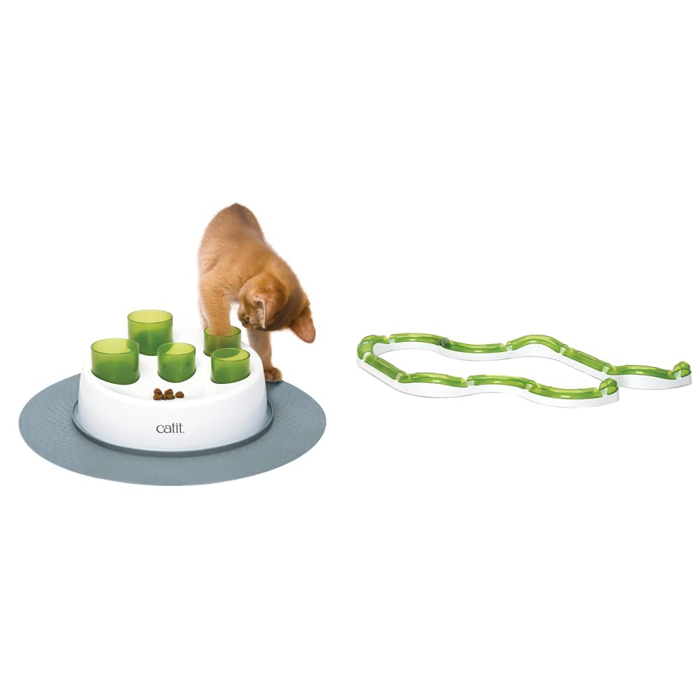 catit-senses-2-0-super-circuit-spielschiene-digger-aktiv-futternapf-set-f-r-katz image 1