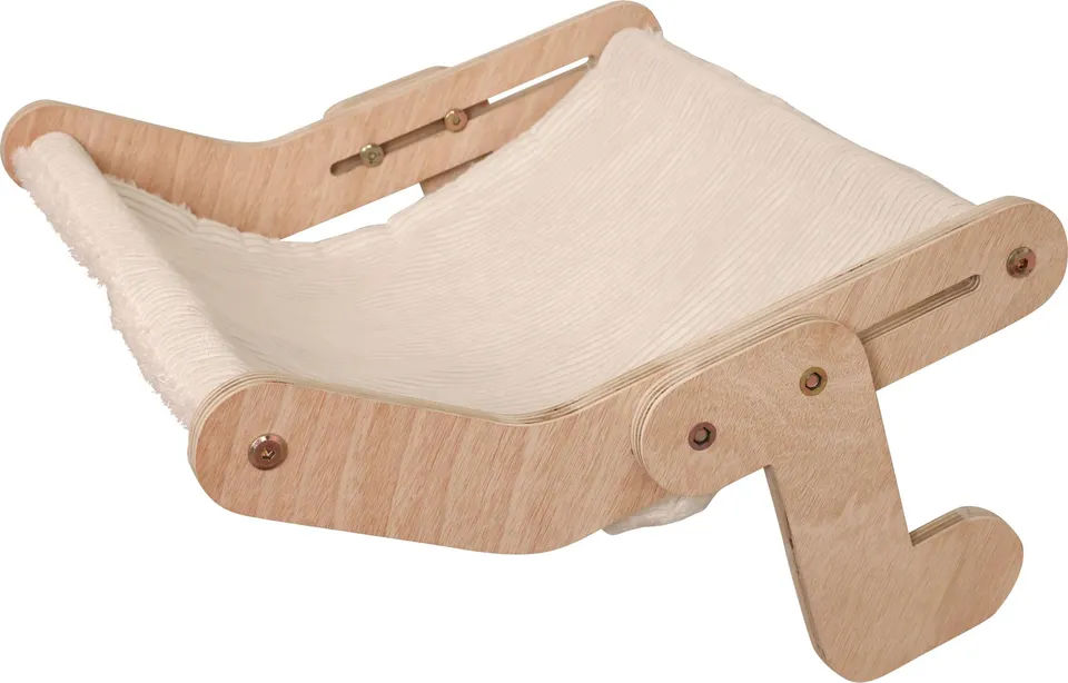 kerbl-pet-h-ngematte-nap-f-r-katzen-wei-49-5-x-43-cm-holzgestell image 1