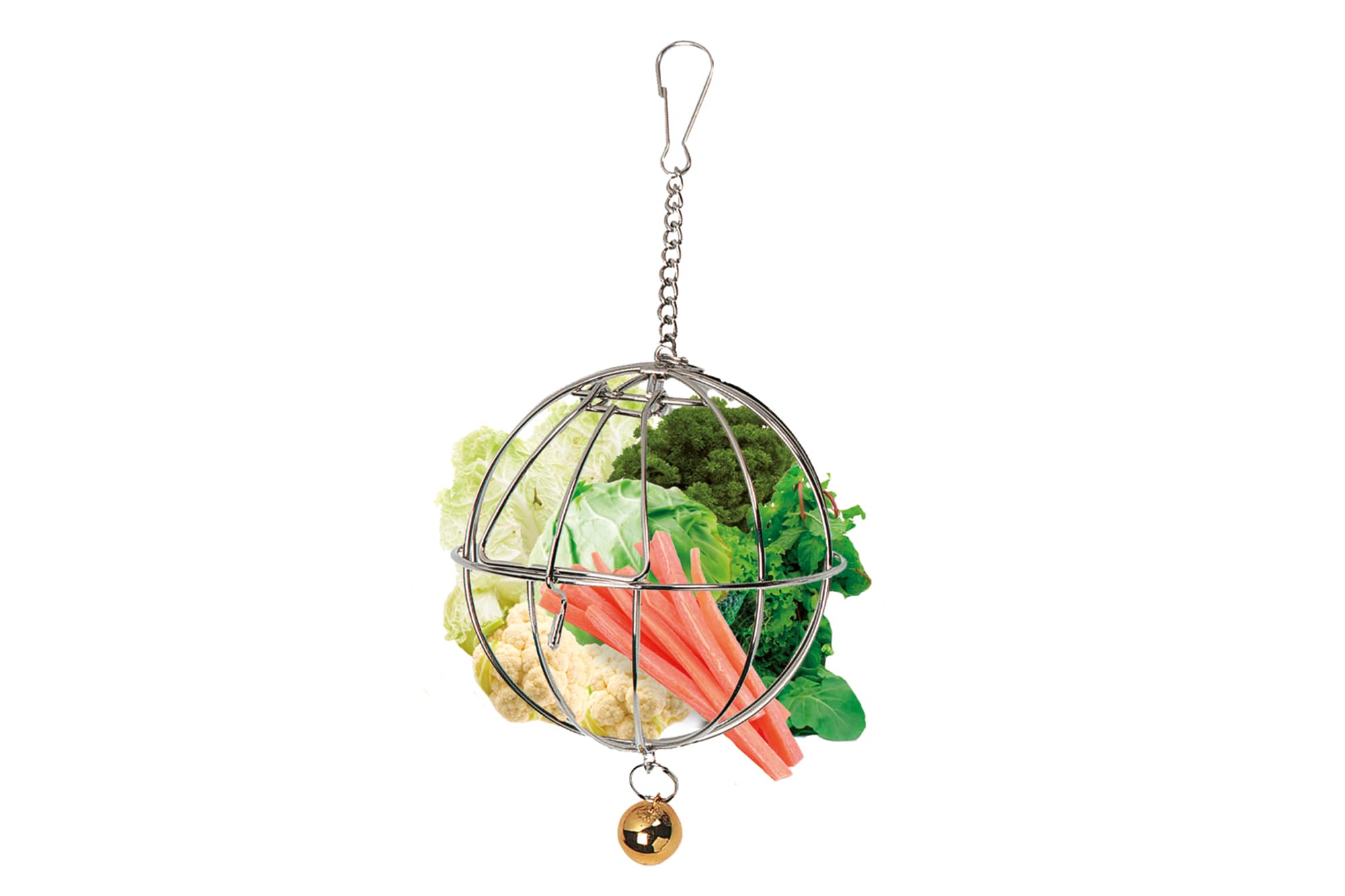 karlie-salatball-nagerspielzeug-metall-silber-durchm-9-cm image 2