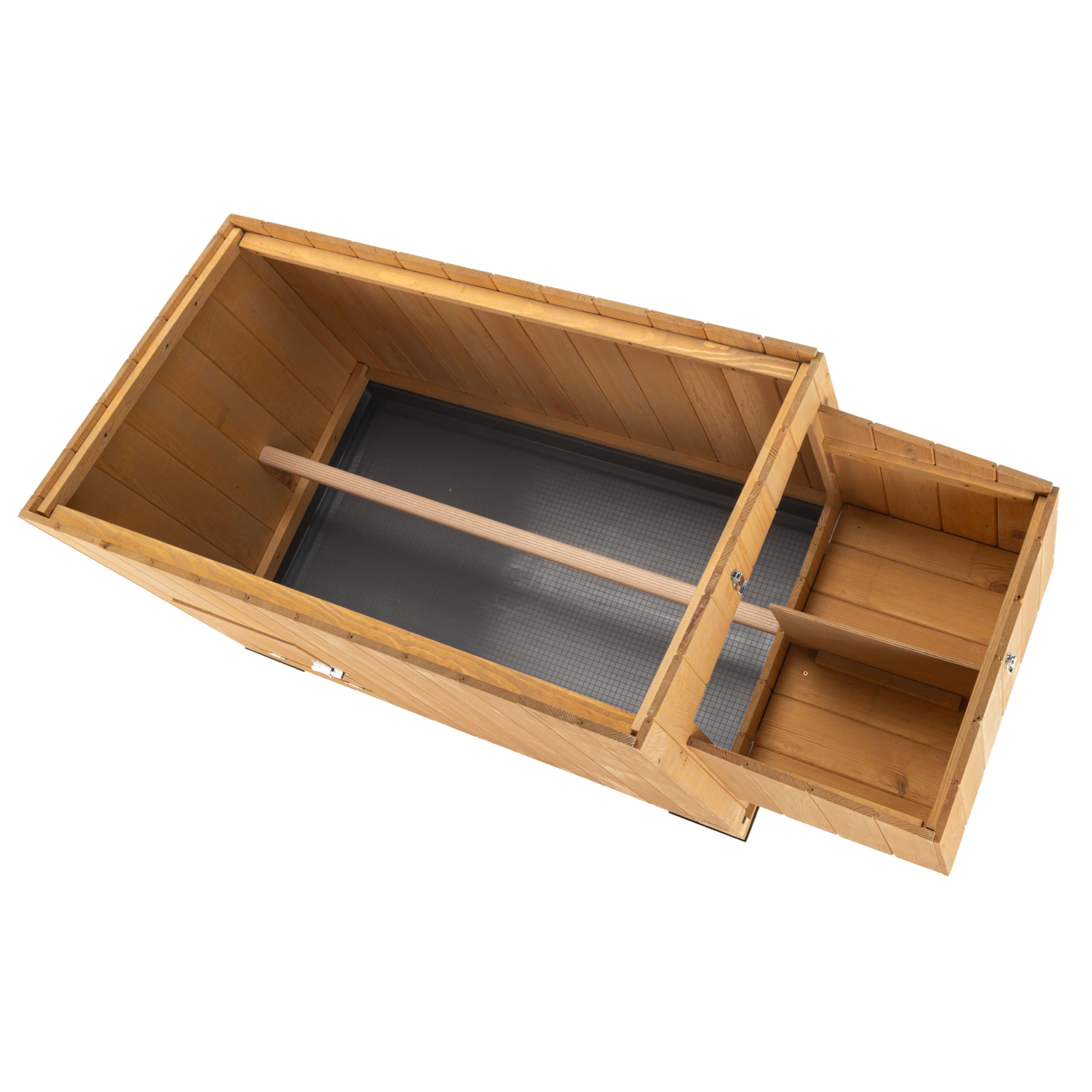 ferplast-kocca-100-h-hnerstall-fsc-holz-f-r-bis-zu-5-h-hner-146-5-x-72-x-h-77-cm image 3