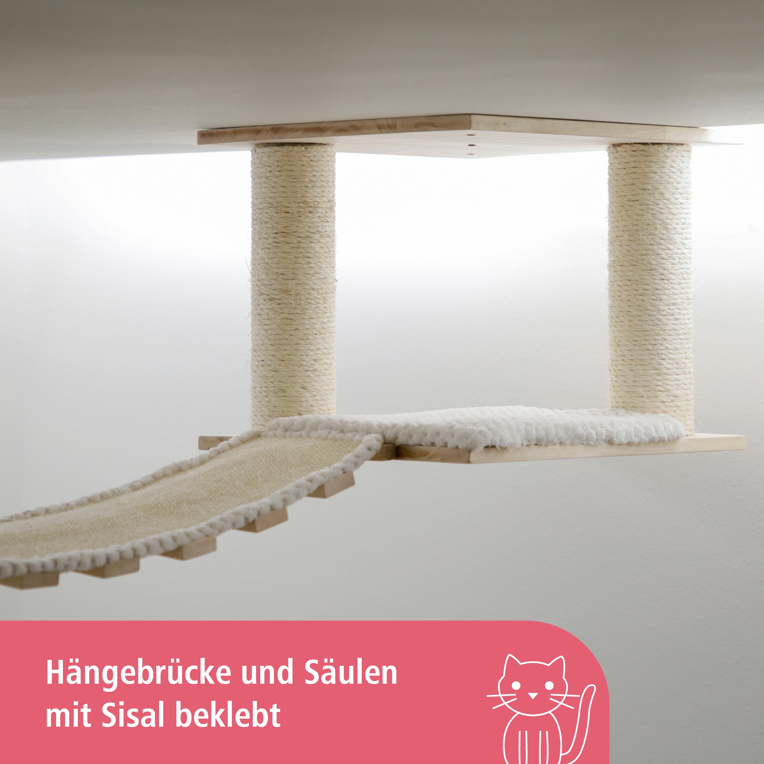 kerbl-pet-katzenspielplatz-top-natur-wei-5-teiliges-kletterwandset-aus-massivhol image 3