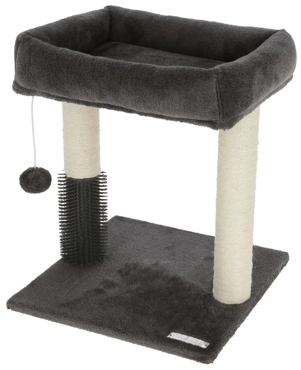 kerbl-pet-kratzbaum-rosi-grau-48-cm-holz-f-r-katzen image 1